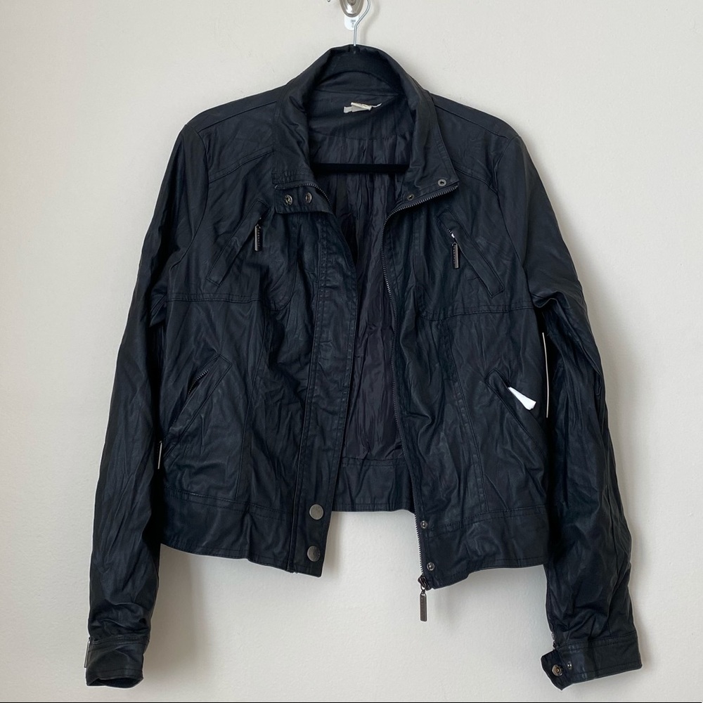 NWT Vertigo Paris Faux Leather Moro Jacket